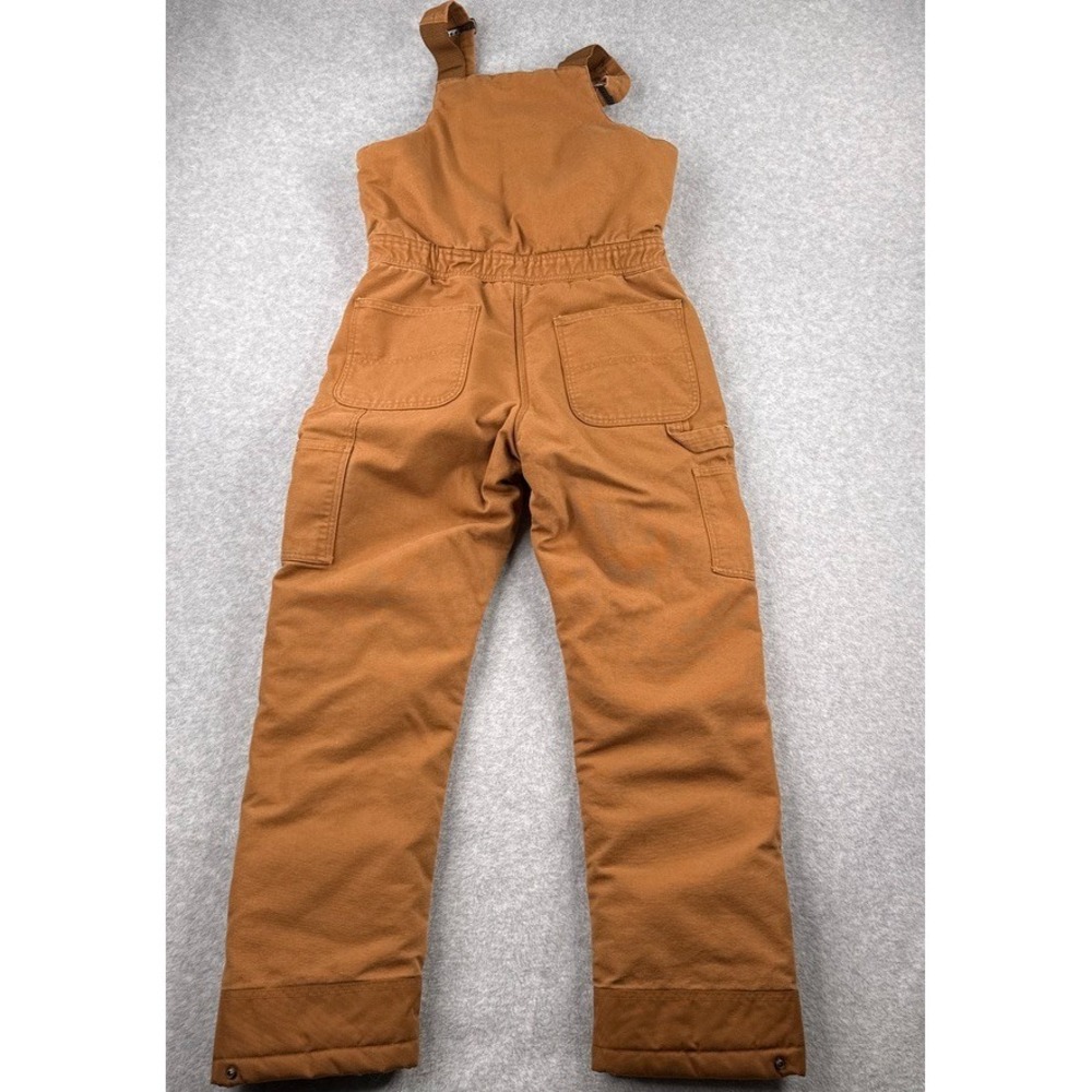 Carhartt Coverall Womens Small Short Loose-Fit Washed Duck Insulated Biberall - Picture 2 of 16